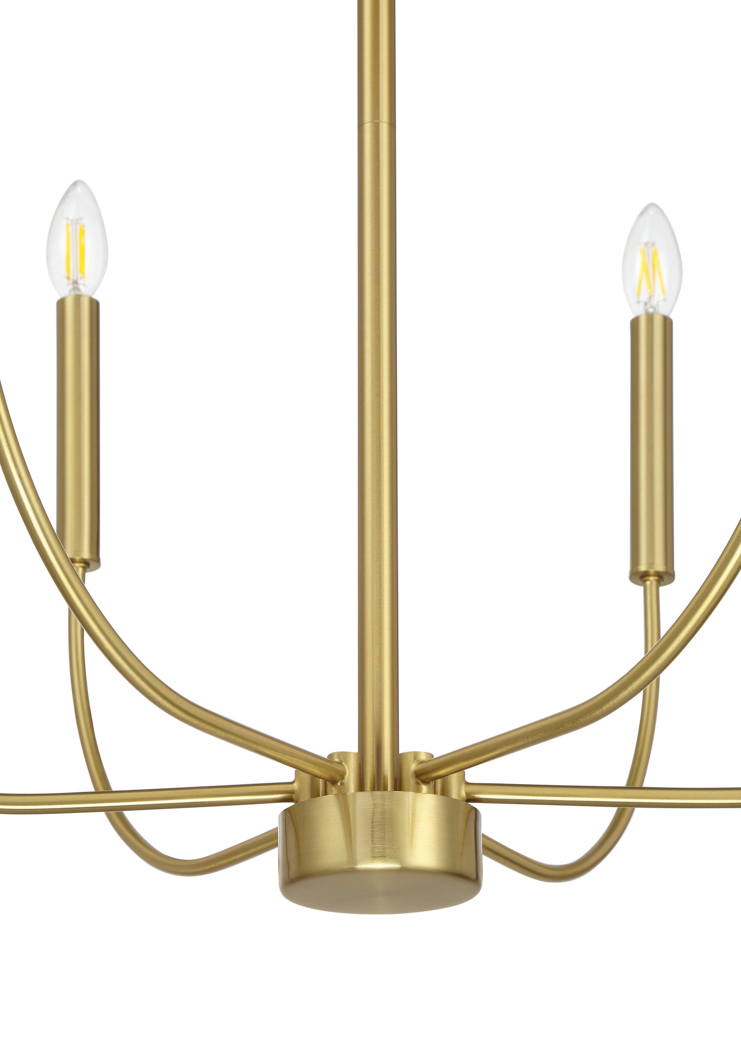 59826-SB - Traci 6 Light 26" Wide Chandelier - Satin Brass