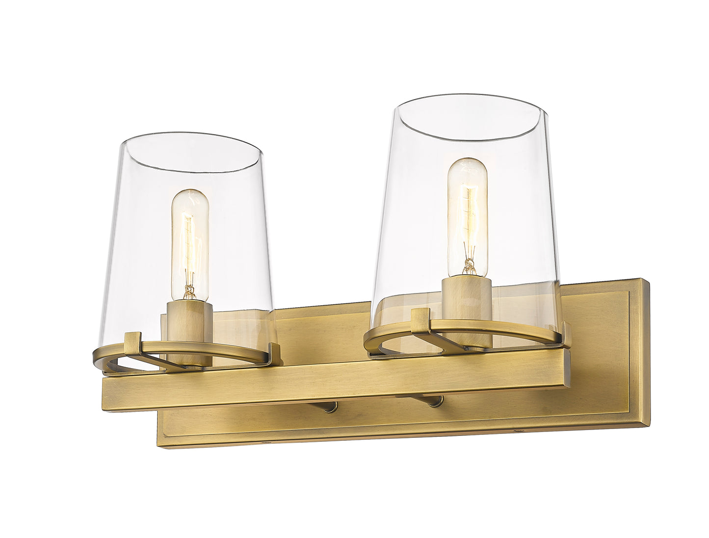 3032-2V-RB - Callista 2 Light 18" Vanity - Rubbed Brass