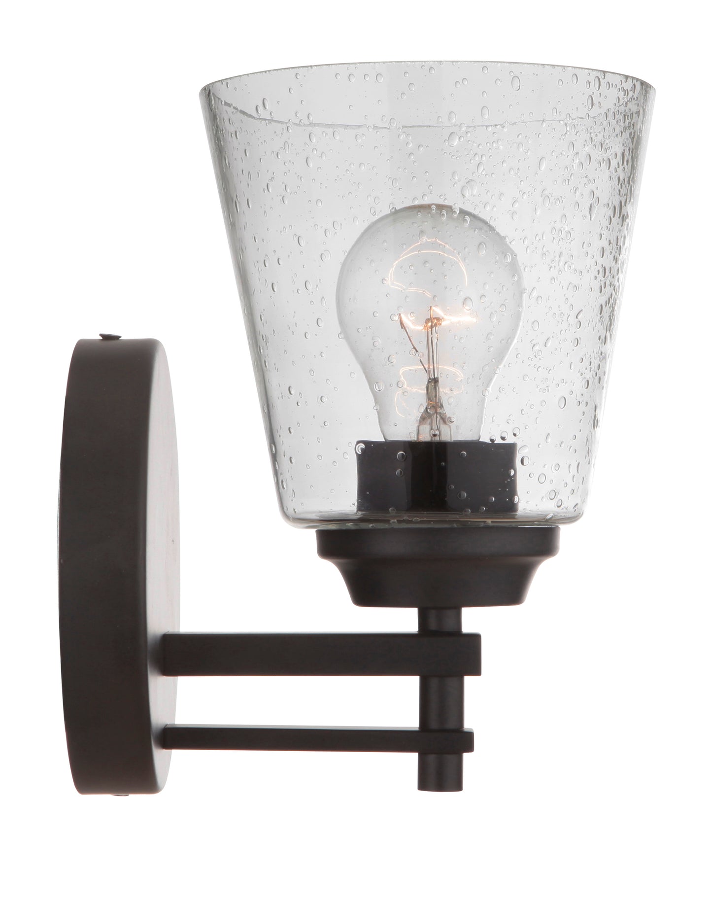 19606FB1 - Drake 1 Light 8.5" High Wall Sconce - Flat Black