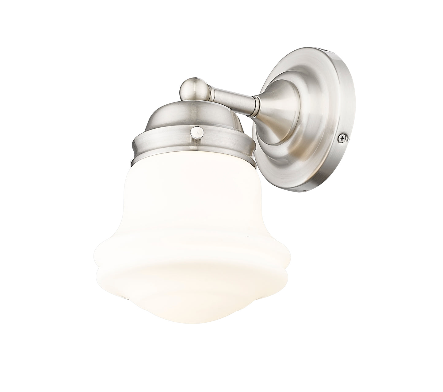 735-1S-BN - Vaughn 1 Light Wall 10" Sconce - Brushed Nickel