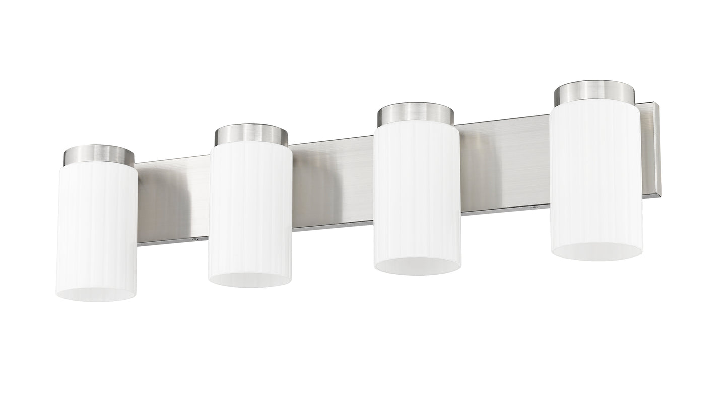 746-4V-BN - Burk 4 Light 30" Vanity - Brushed Nickel