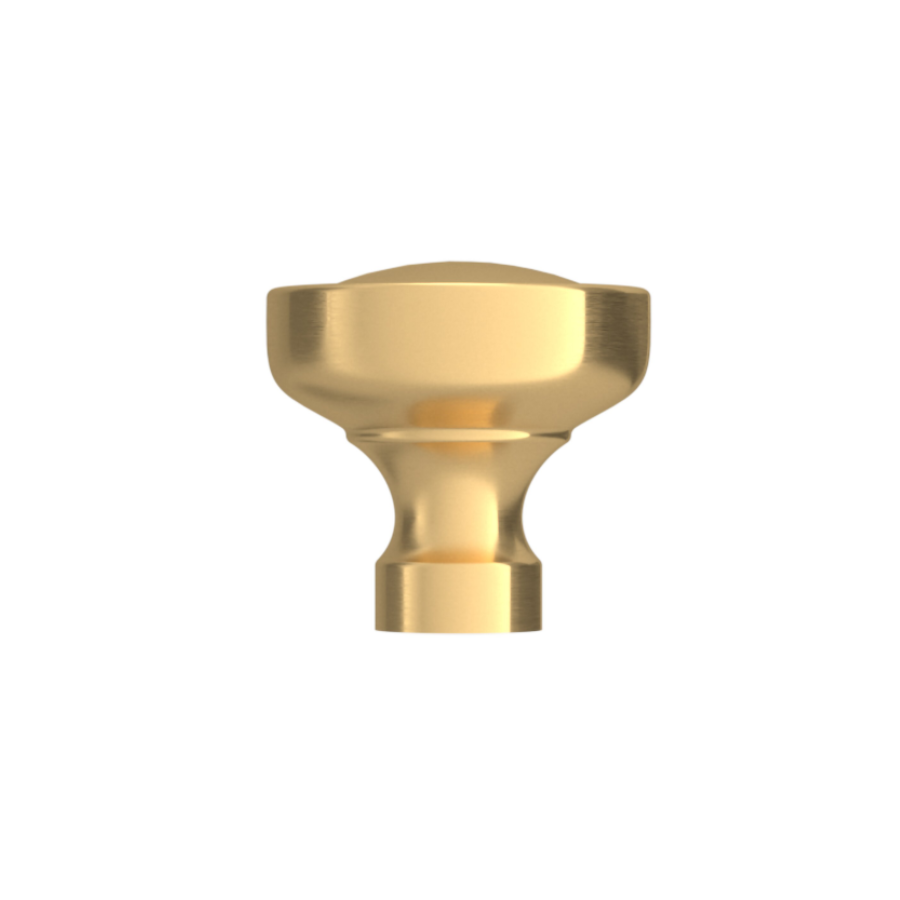 4402044 - 1 1/4" - Tulip Knob - Satin Brass