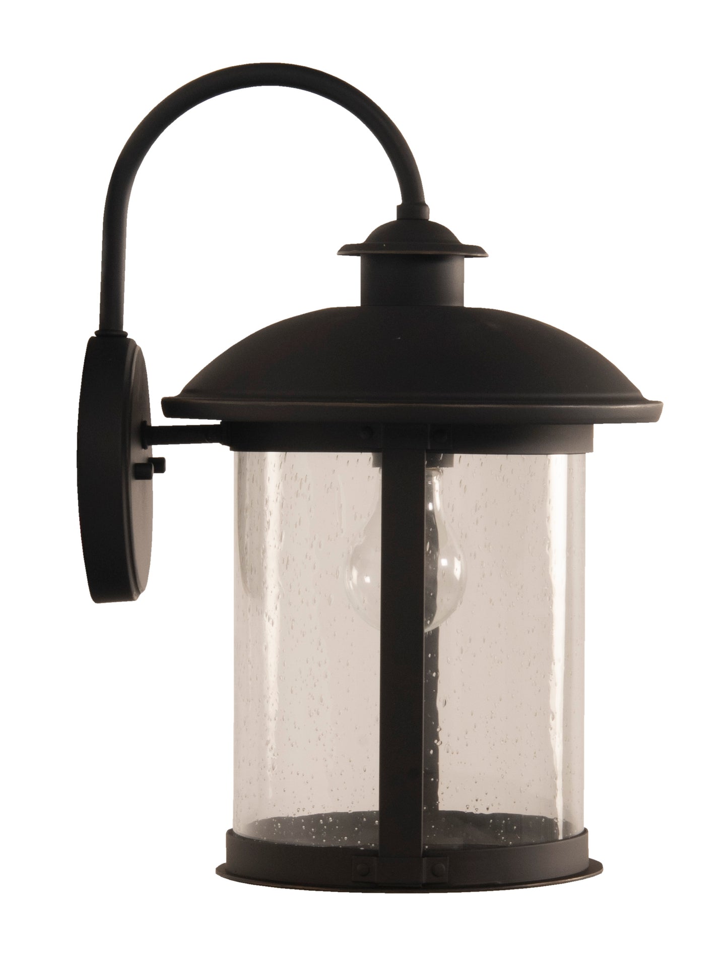 ZA3214-DBG - O'Fallon 1 Light 15" High Outdoor Wall Lantern - Dark Bronze Gilded
