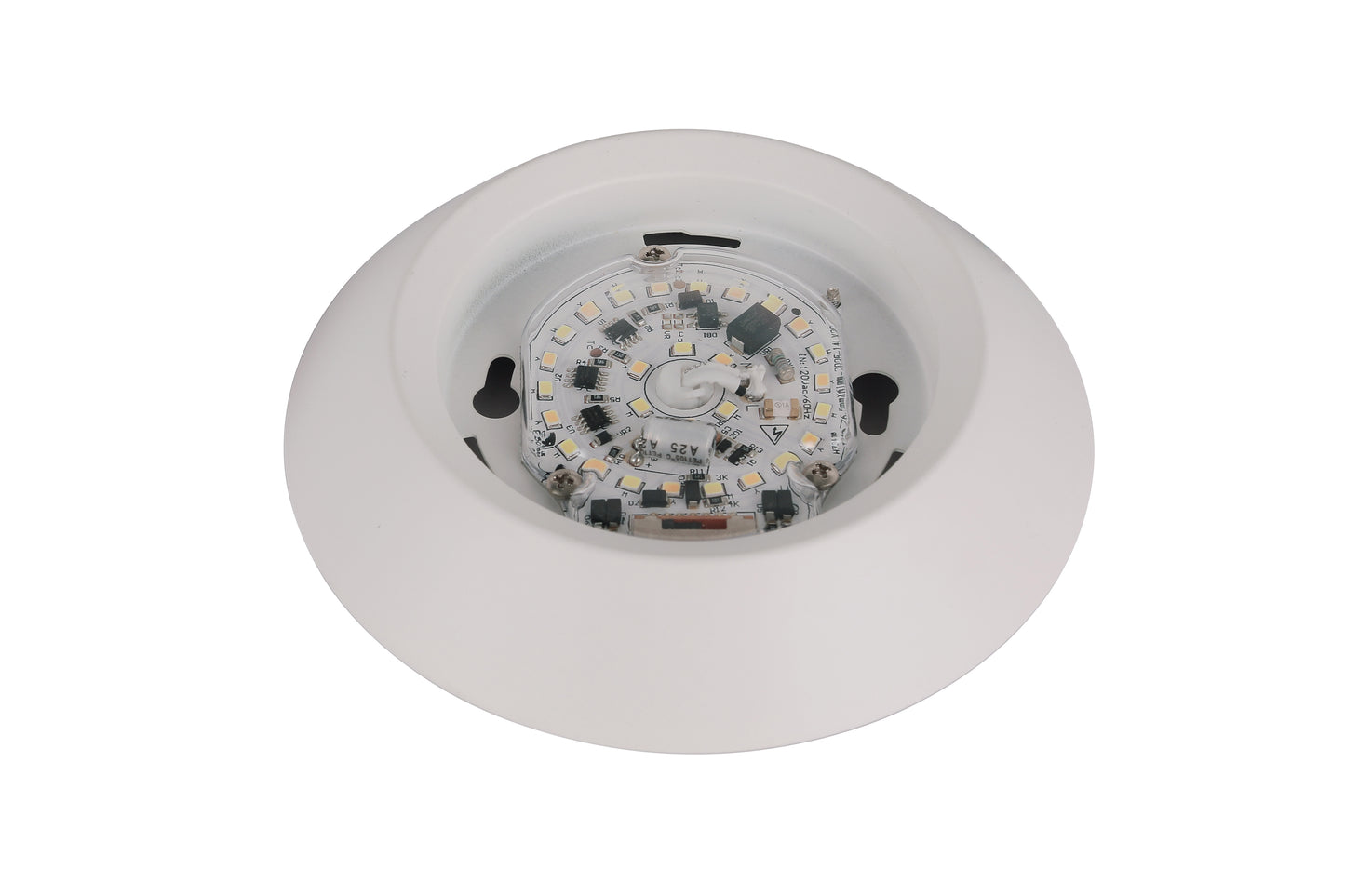 X9304-W-LED-5CCT - LED Flush 5.9" Wide Flush Mount - White