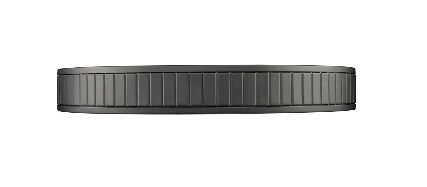 1005F20-MB-LED - Madison 1 Light Flush 20" Mount - Matte Black