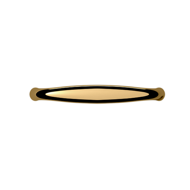 4480031 - 4" Centers - Oval Pull - Unlacquered Brass