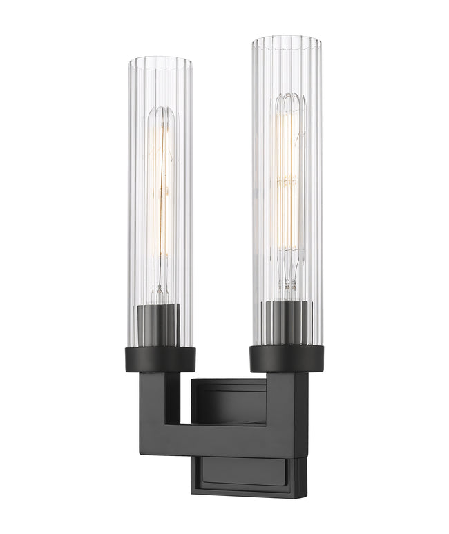 740-2S-MB - Beau 2 Light Wall 17" Sconce - Matte Black