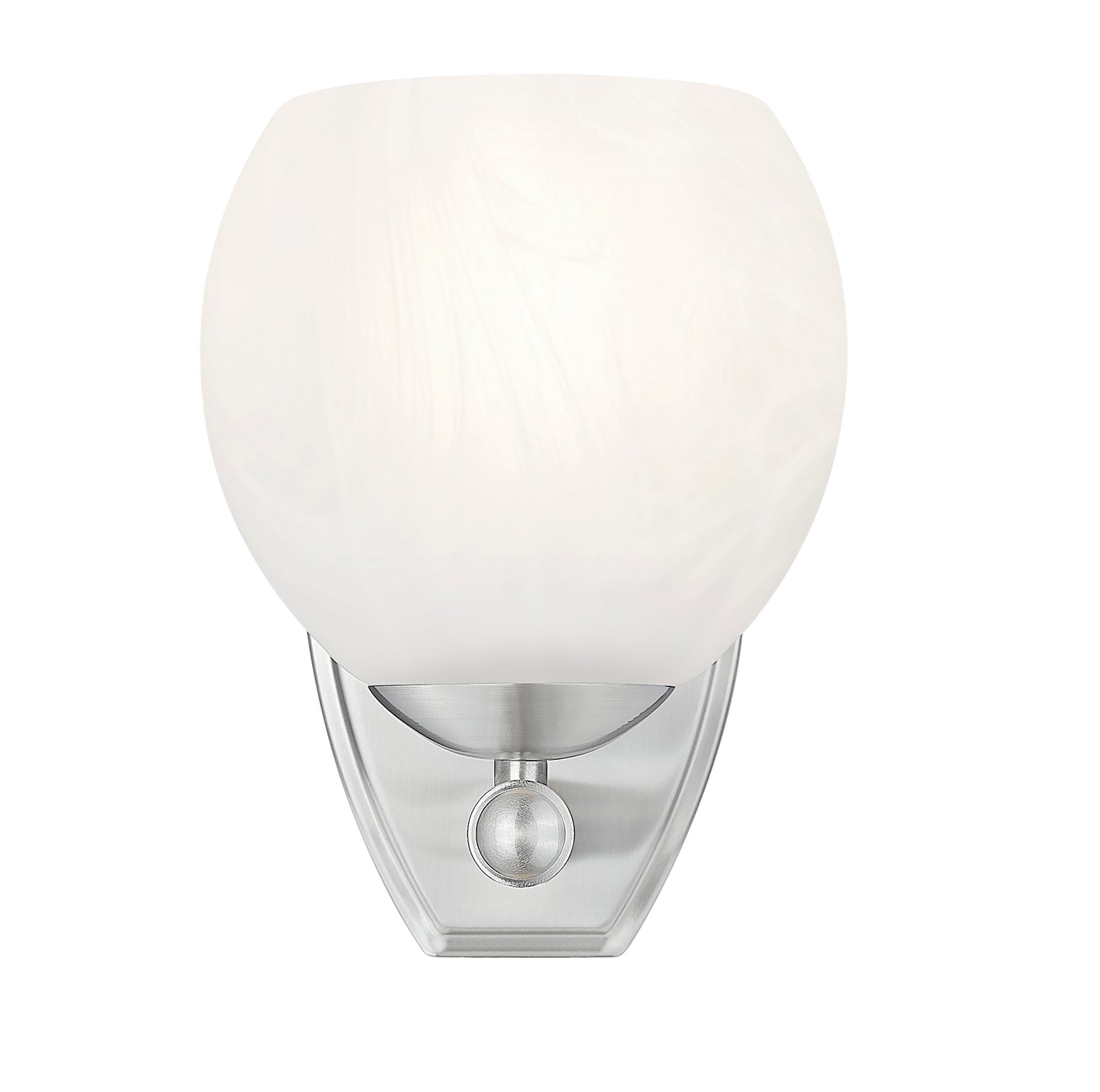 1963-1S-BN - Colette 1 Light Wall 9" Sconce - Brushed Nickel