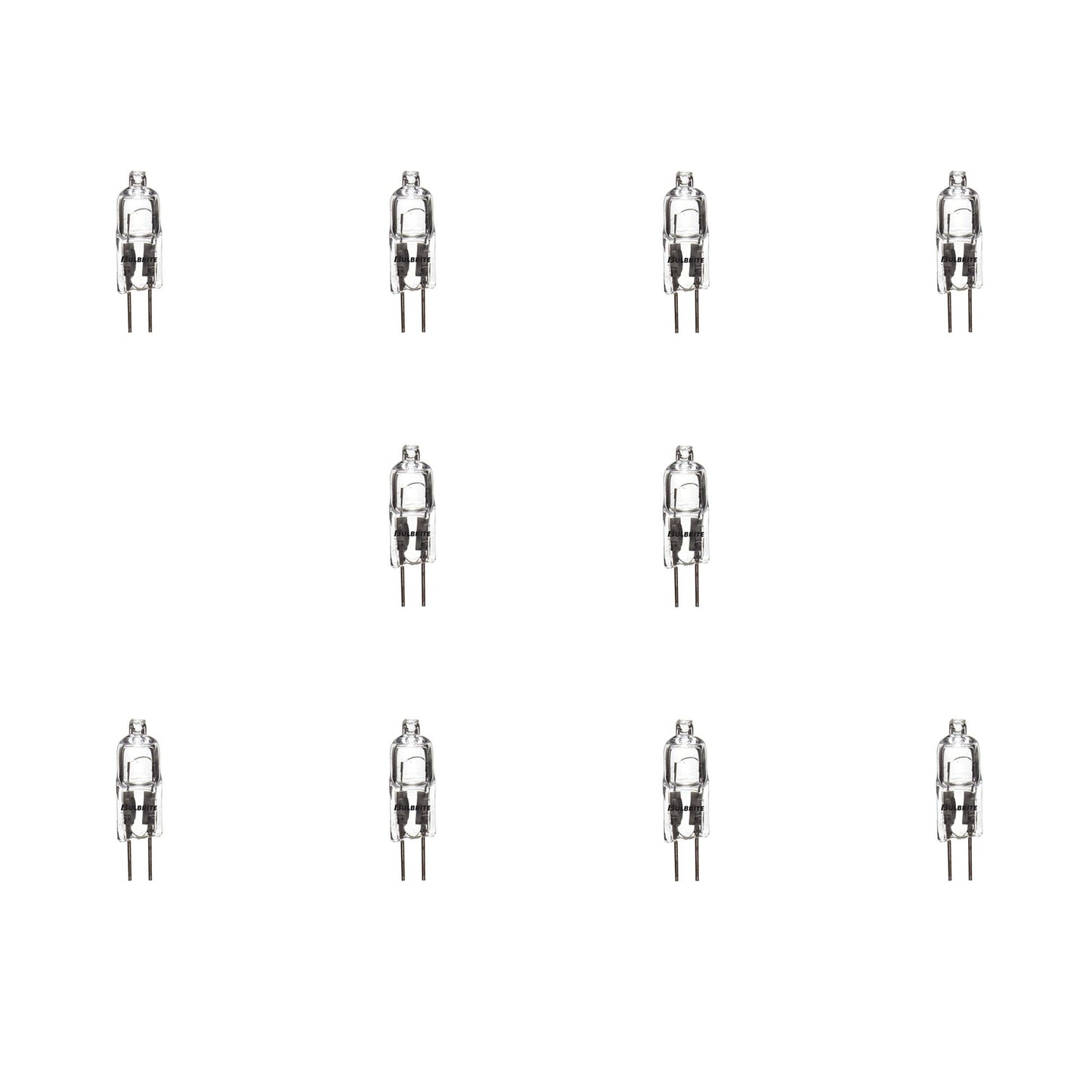 650005 - Dimmable Clear T3 Halogen G4 Base Light Bulb - 5 Watt - 2900K - 10 Pack