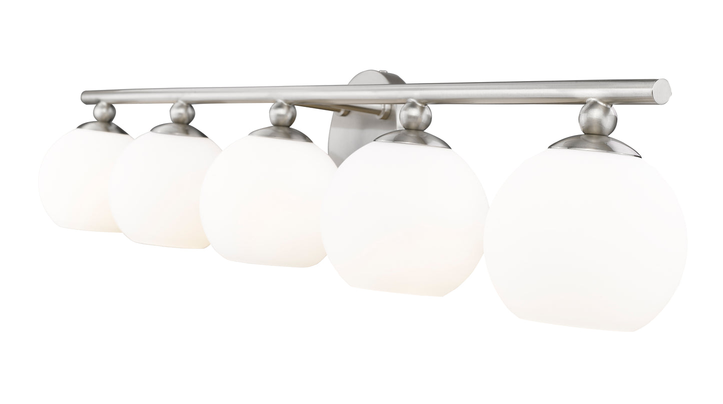 1100-5V-BN - Neoma 5 Light 38" Vanity - Brushed Nickel