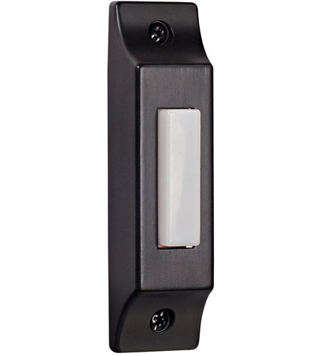 BSCB-B - Push Button-Surface Mount 1 Light 0.93" Wide Chime Button - Painted Black