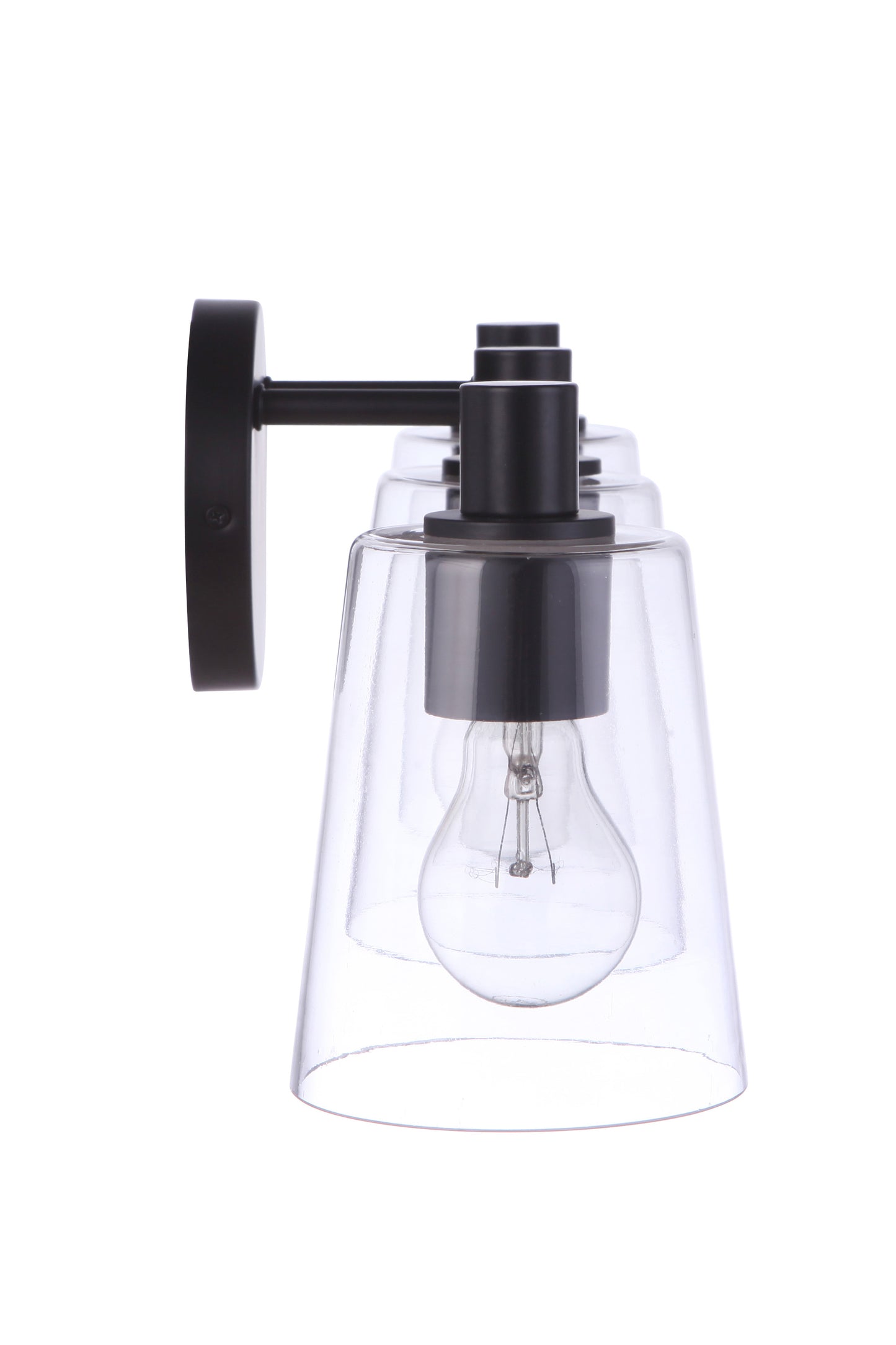 12623FB3 - Emilio 3 Light 23" Wide Vanity Light - Flat Black