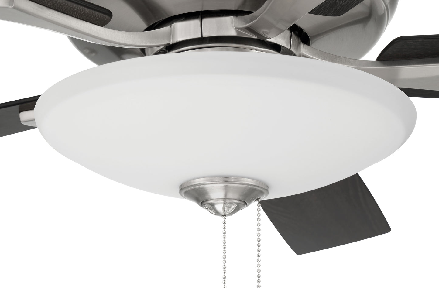 ECF111BNK5-BNGW - Eos 3 Light Bowl 52" 5 Blade Ceiling Fan with Light Kit - Brushed Nickel