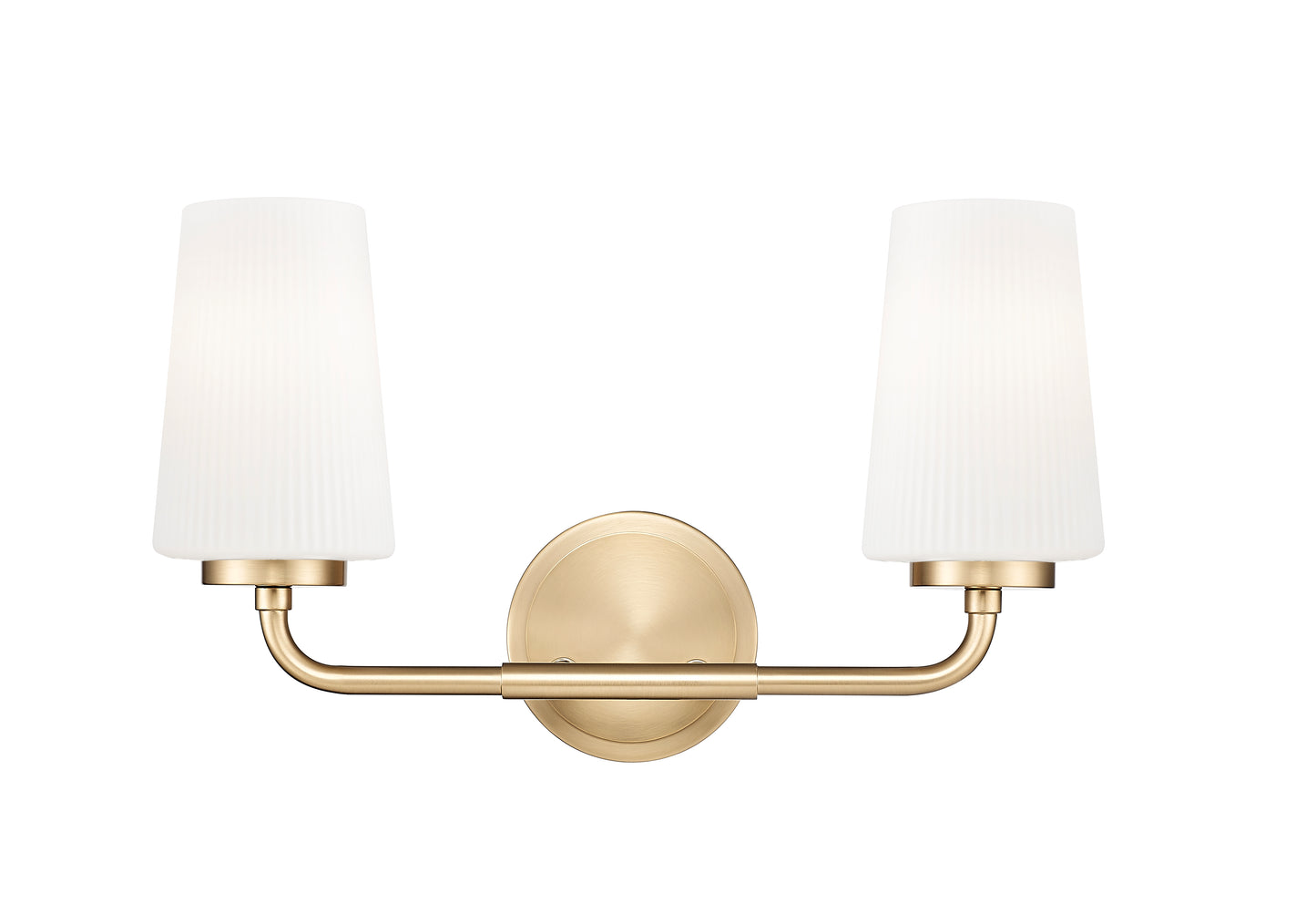 7005-2V-MGLD - Montford 2 Light 16" Vanity - Modern Gold