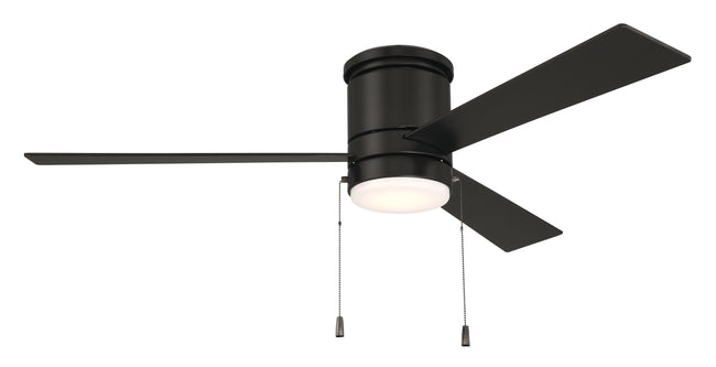 MCYH52FB3-PC - McCoy Hugger 52" 3-Blade Indoor Ceiling Fan 52" 3 Blade Ceiling Fan with Light Kit - Flat Black