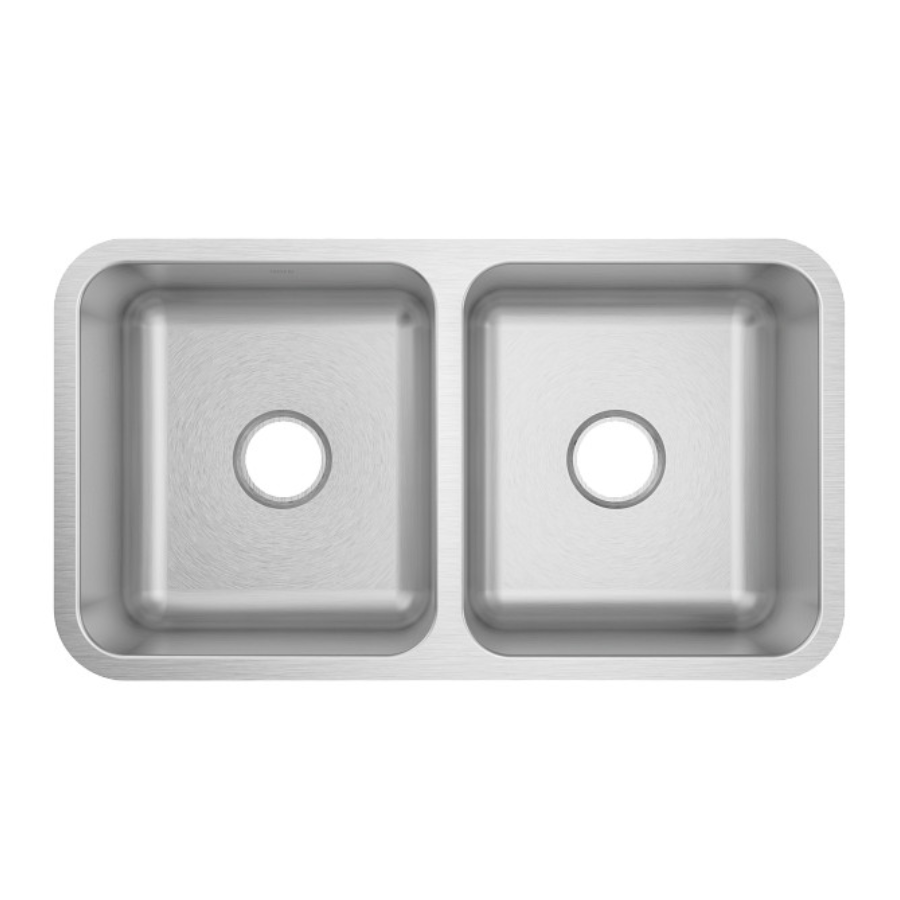 GS20264 - Prep 32.5" Stainless Steel Undermount Double Bowl Sink