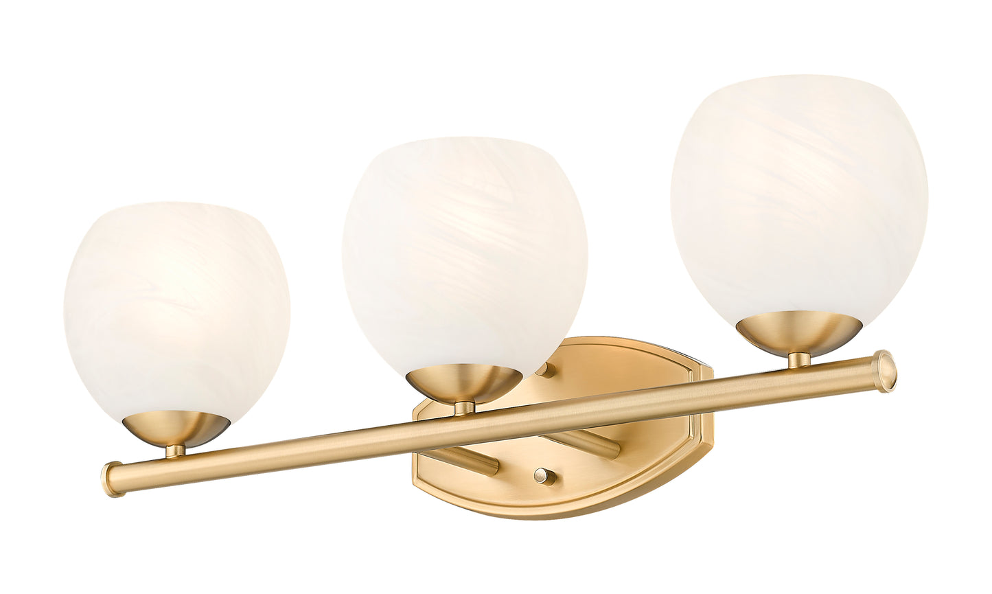 1963-3V-MGLD - Colette 3 Light 24" Vanity - Modern Gold