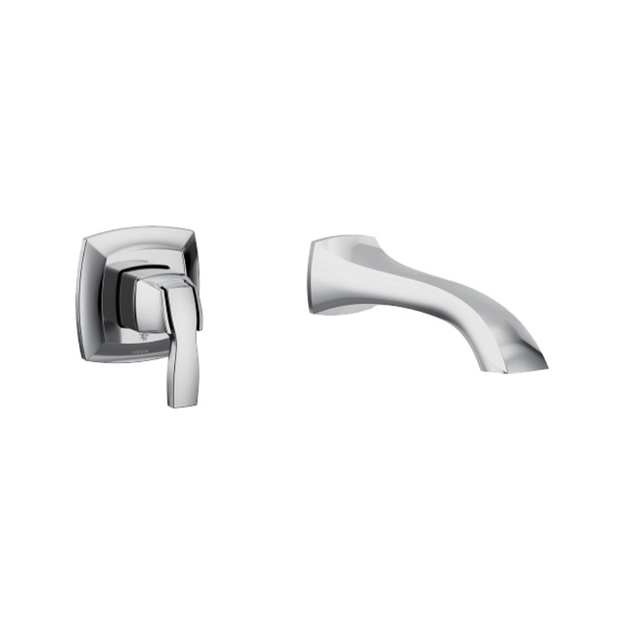 WT691 - Voss One-Handle Non-Diverter Wall Mount Tub Filler - Chrome