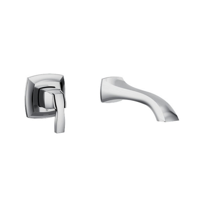 WT691 - Voss One-Handle Non-Diverter Wall Mount Tub Filler - Chrome