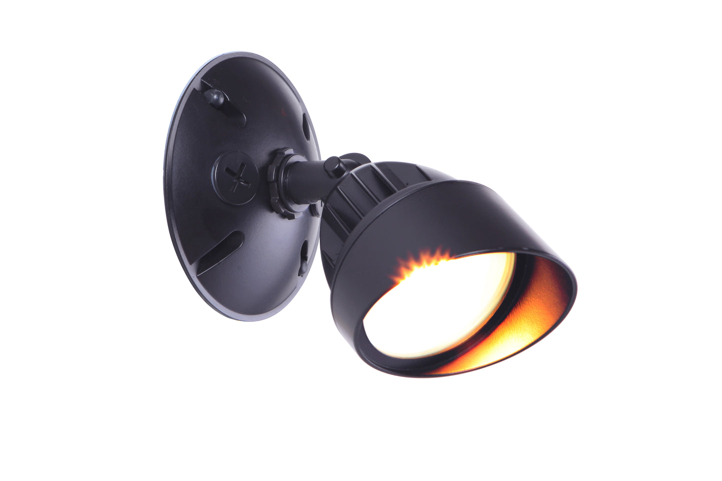 Z421-BZ-LED - LED Flood 1 Light 4.45" Wide Outdoor Flood - Bronze