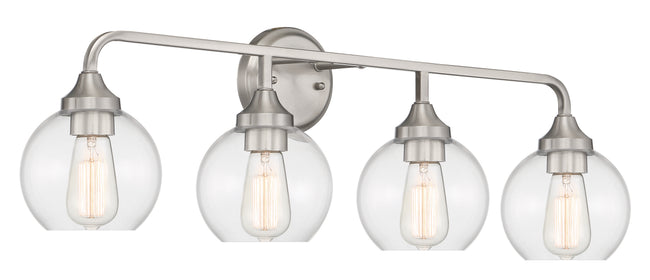 56204-BNK - Glenda 4 Light 32" Wide Vanity Light - Brushed Nickel