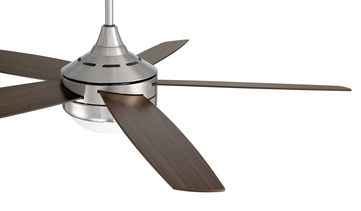PHZ52BNK5 - Phaze II 5- Blade 52" 5 Blade Ceiling Fan with Light Kit - Brushed Nickel