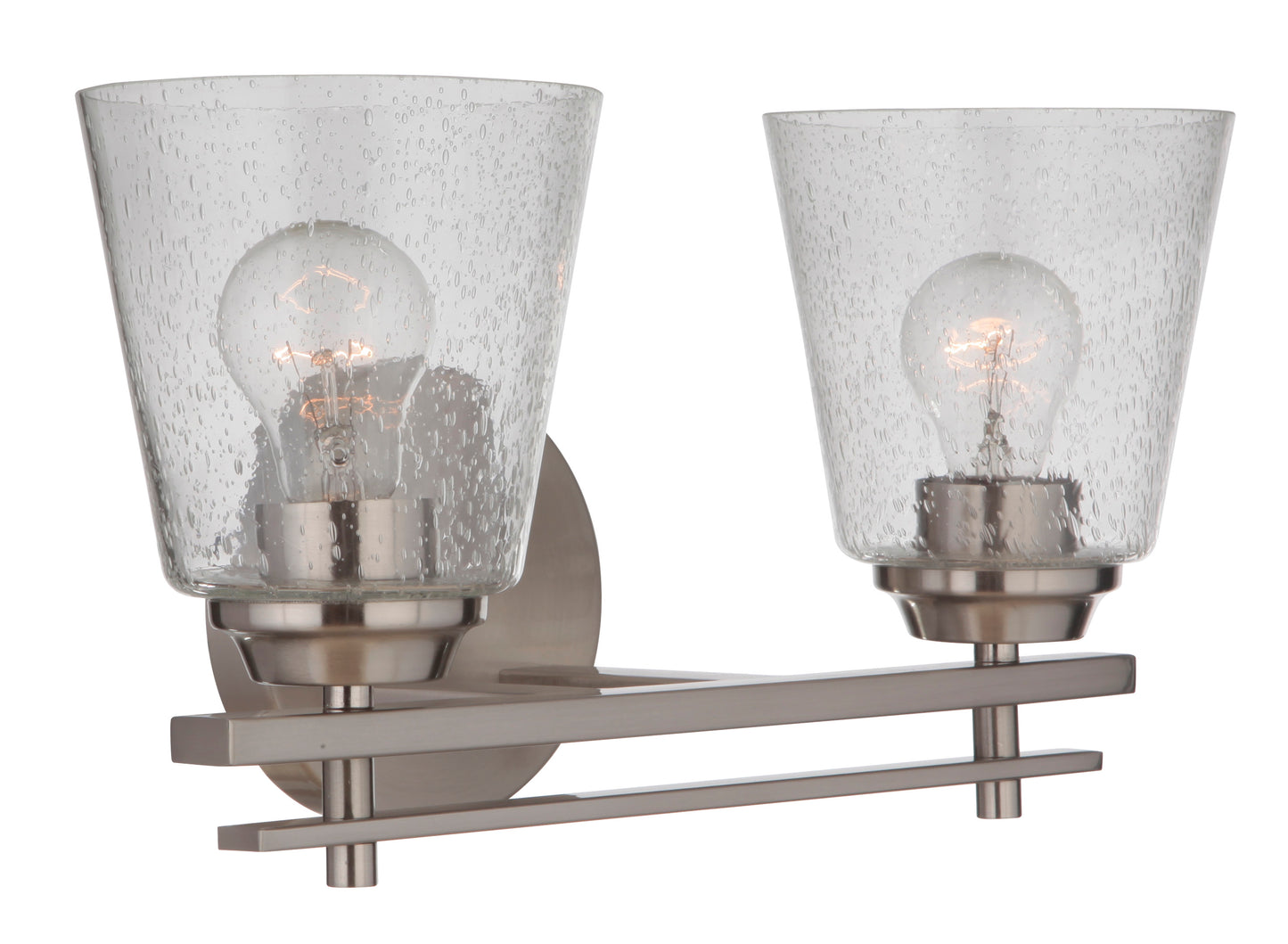 19616BNK2 - Drake 2 Light 16" Wide Vanity Light - Brushed Nickel