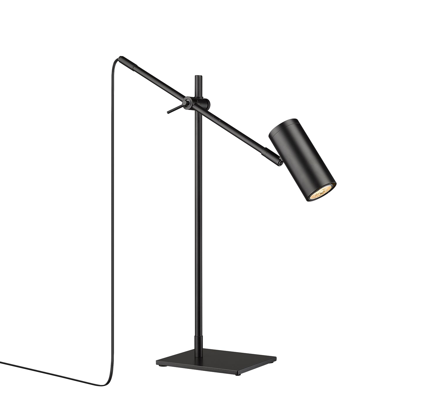 814TL-MB - Calumet 1 Light Table 22" Lamp - Matte Black