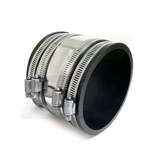 1056-44RC - 4" x 4" Strong Back RC Series Flexible Coupling for  Cast Iron, Lead, Plastic or Steel