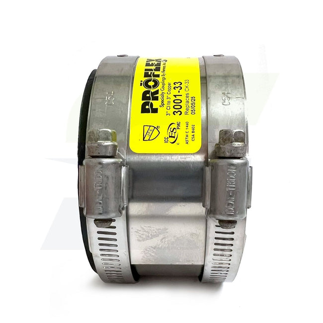 3001-33 - Cast Iron / Plastic / Steel  to Copper Proflex Coupling - 3"