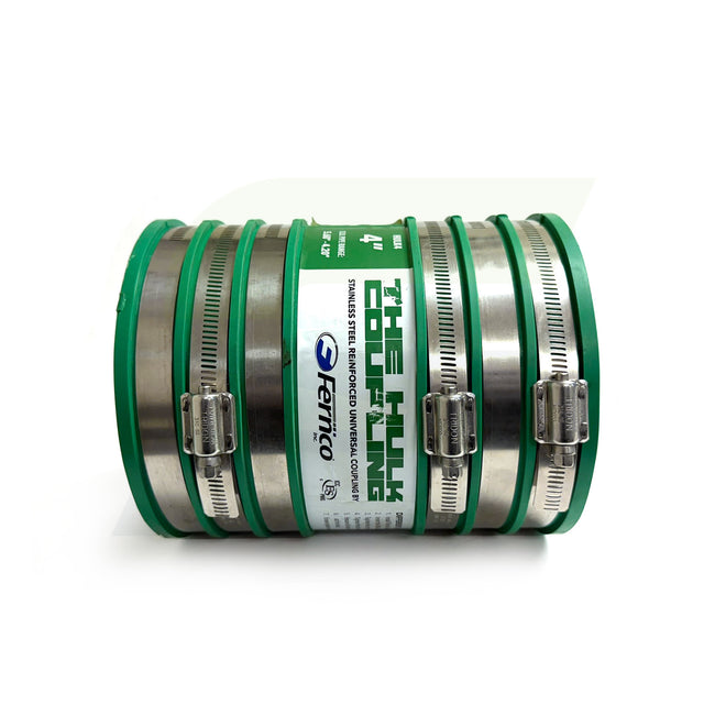 The HULK Coupling - 4" Universal Sewer and Drain Repair Coupling