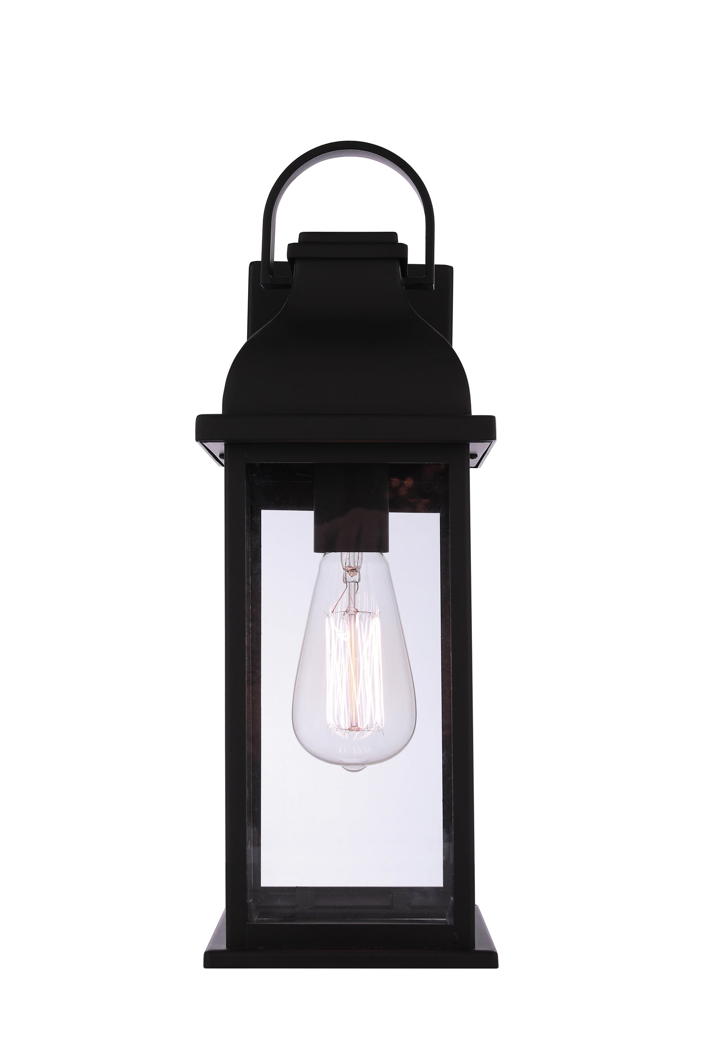 ZA7204-MN - Bent Tree 1 Light 16" High Outdoor Wall Lantern - Midnight