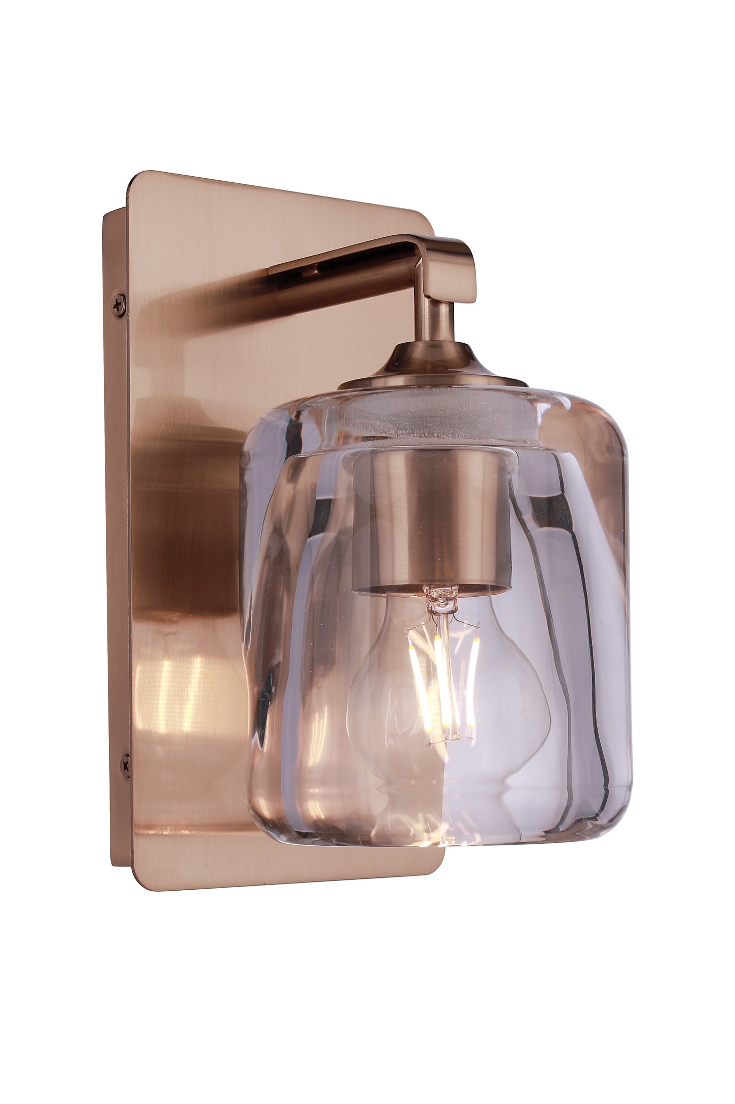 20605SB1 - Andie 1 Light 9" High Wall Sconce - Satin Brass