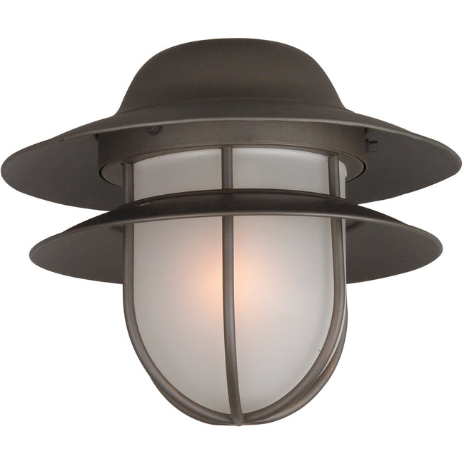 OLK67-OB-LED - Tiered Bulkhead Frost Glass w/1x9w LED- OB