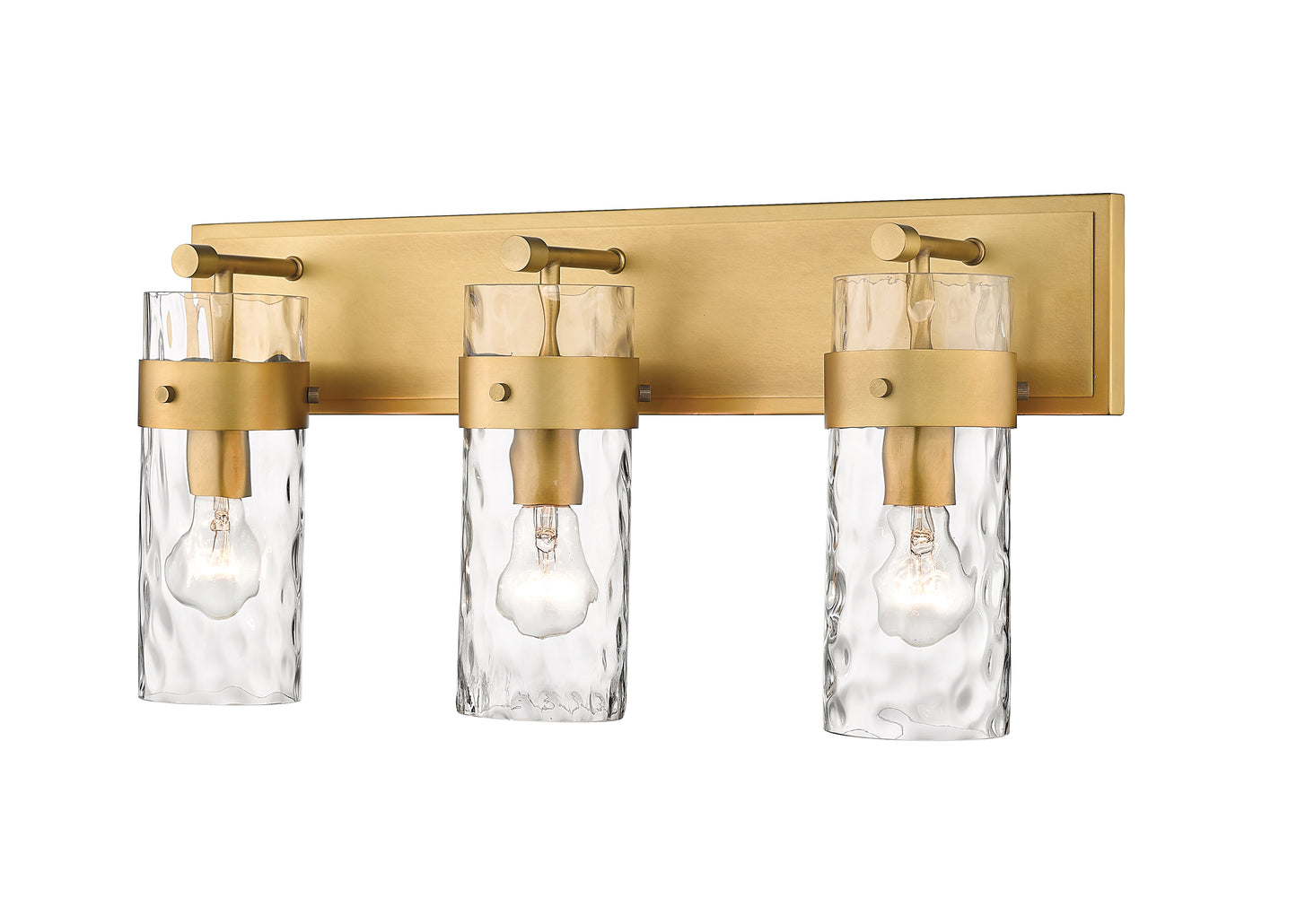 3035-3V-RB - Fontaine 3 Light 24" Vanity - Rubbed Brass