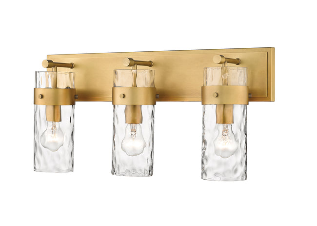 3035-3V-RB - Fontaine 3 Light 24" Vanity - Rubbed Brass