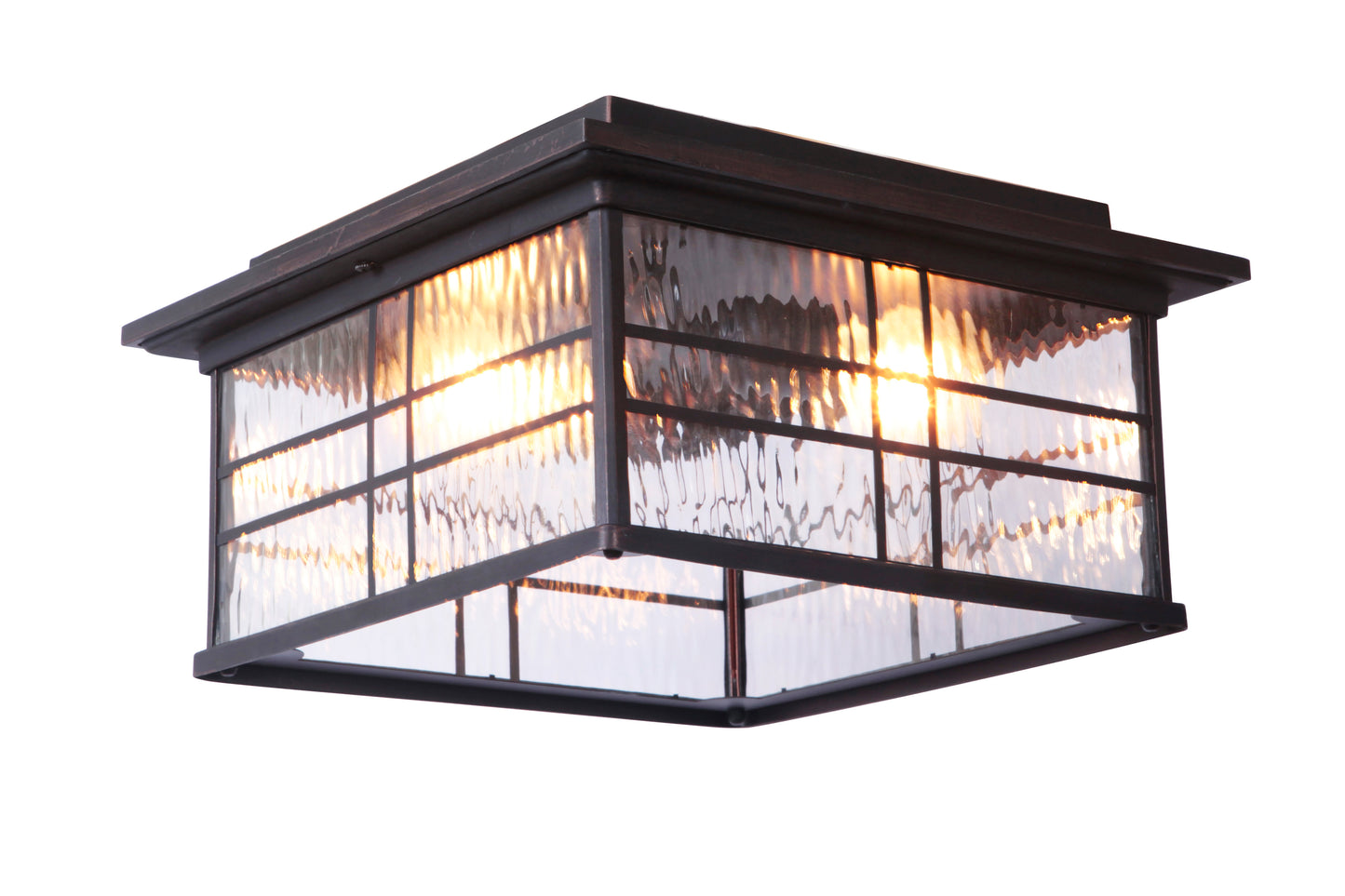 Z7837-ABZ - Dorset 2 Light 13" Wide Flush Mount - Aged Bronze Brushed