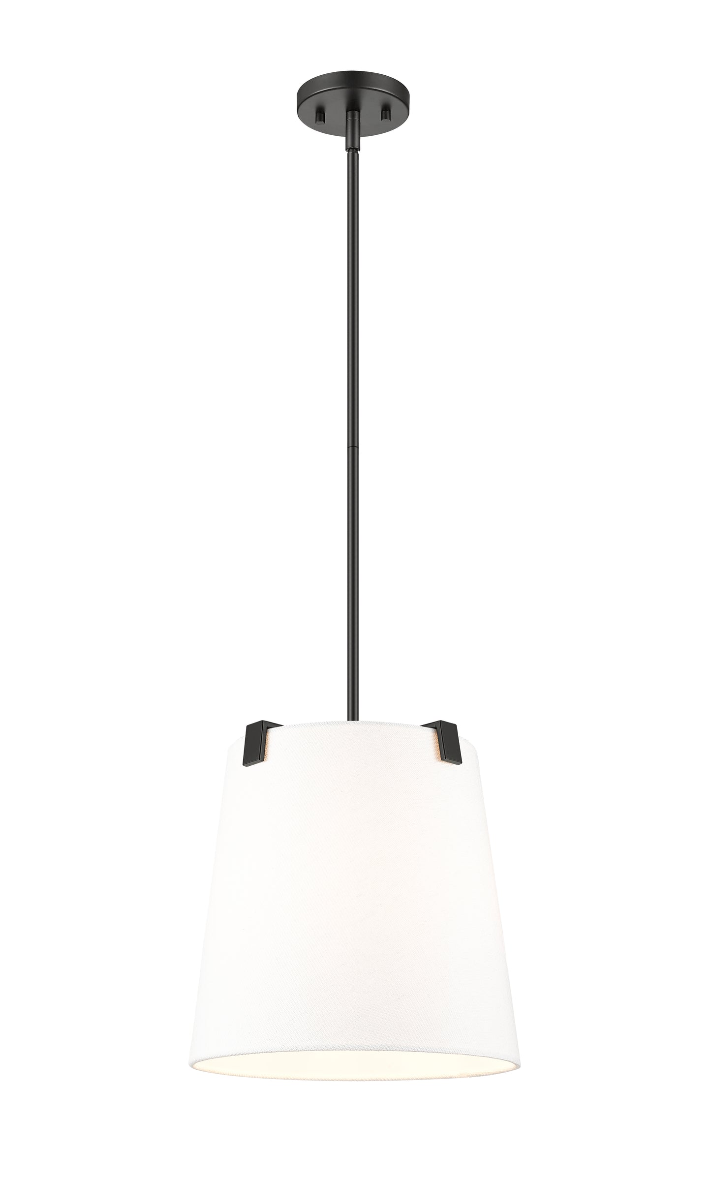 3501P13-MB - Weston 3 Light 13" Pendant - Matte Black