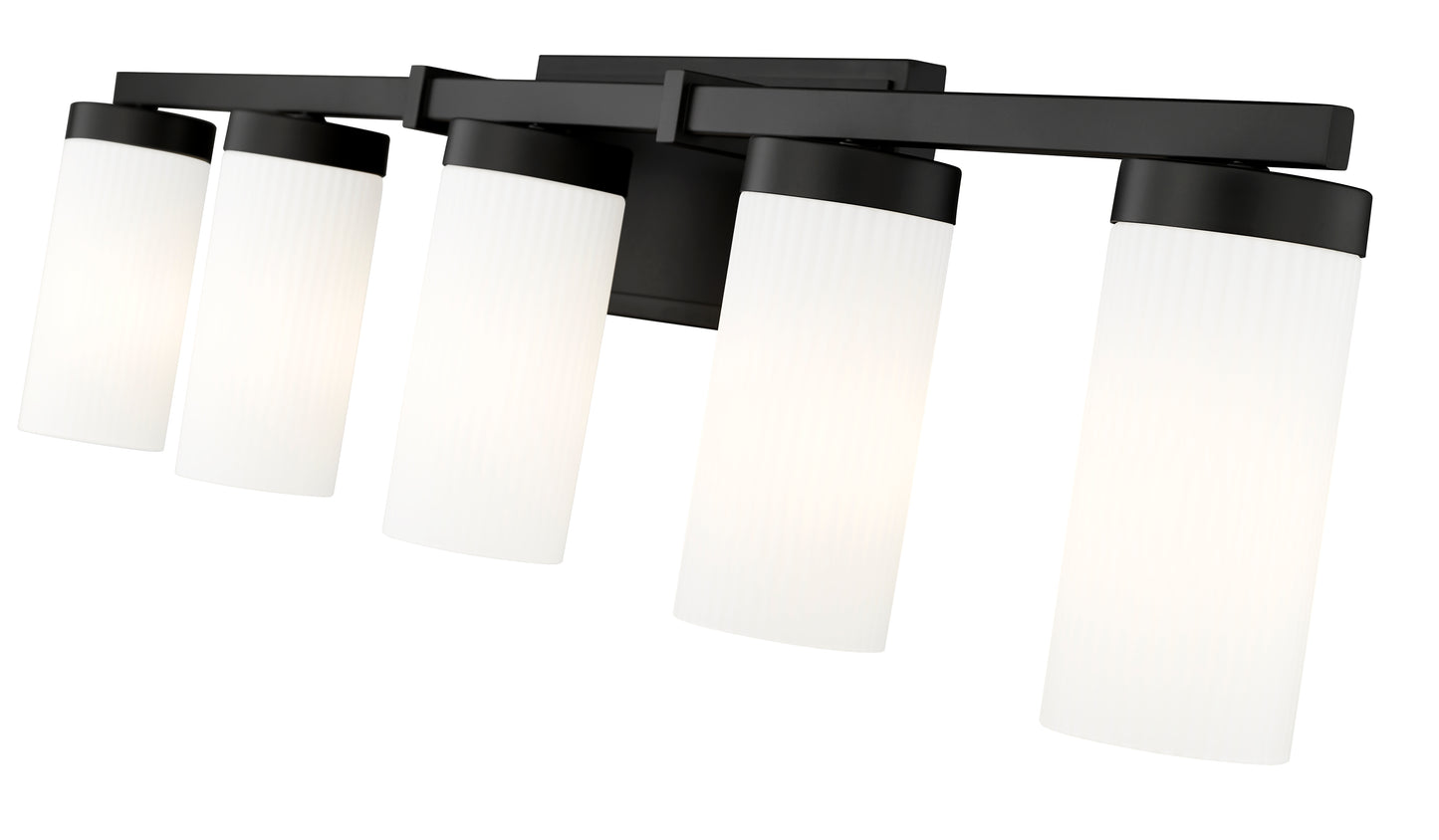 3044-5V-MB - Danica 5 Light 39" Vanity - Matte Black