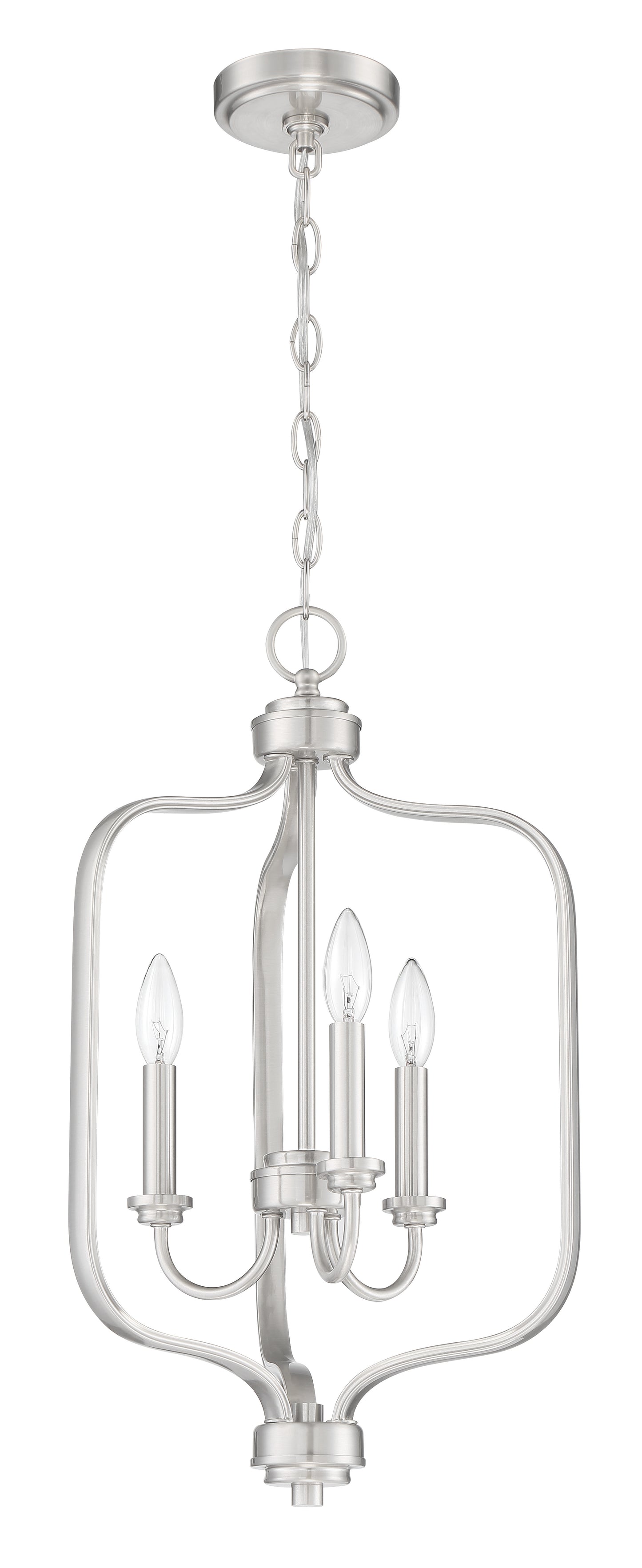 50533-BNK - Bolden 3 Light 14" Wide Foyer Light - Brushed Nickel
