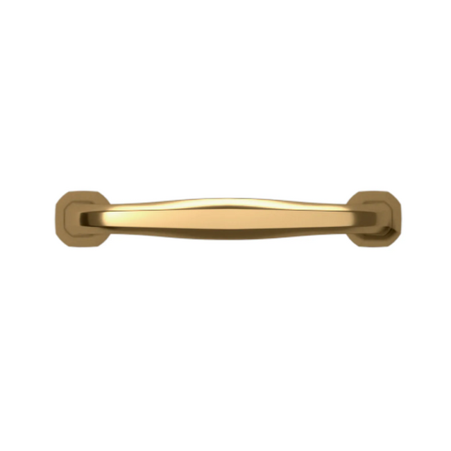 4362044 - 4" Centers - Severin Fayerman B Pull - Satin Brass