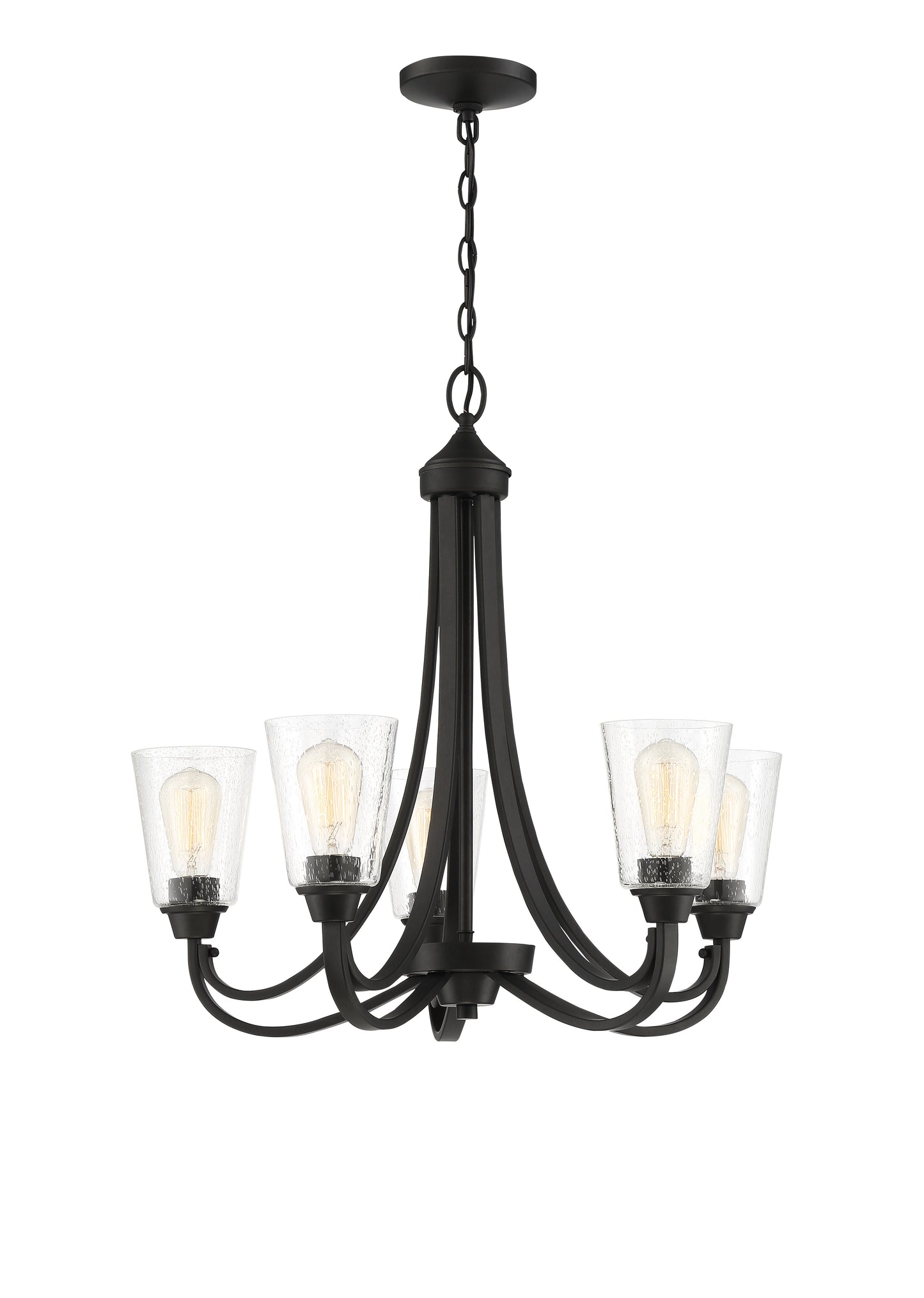41925-ESP-CS - Grace 5 Light 26" Wide Chandelier - Espresso