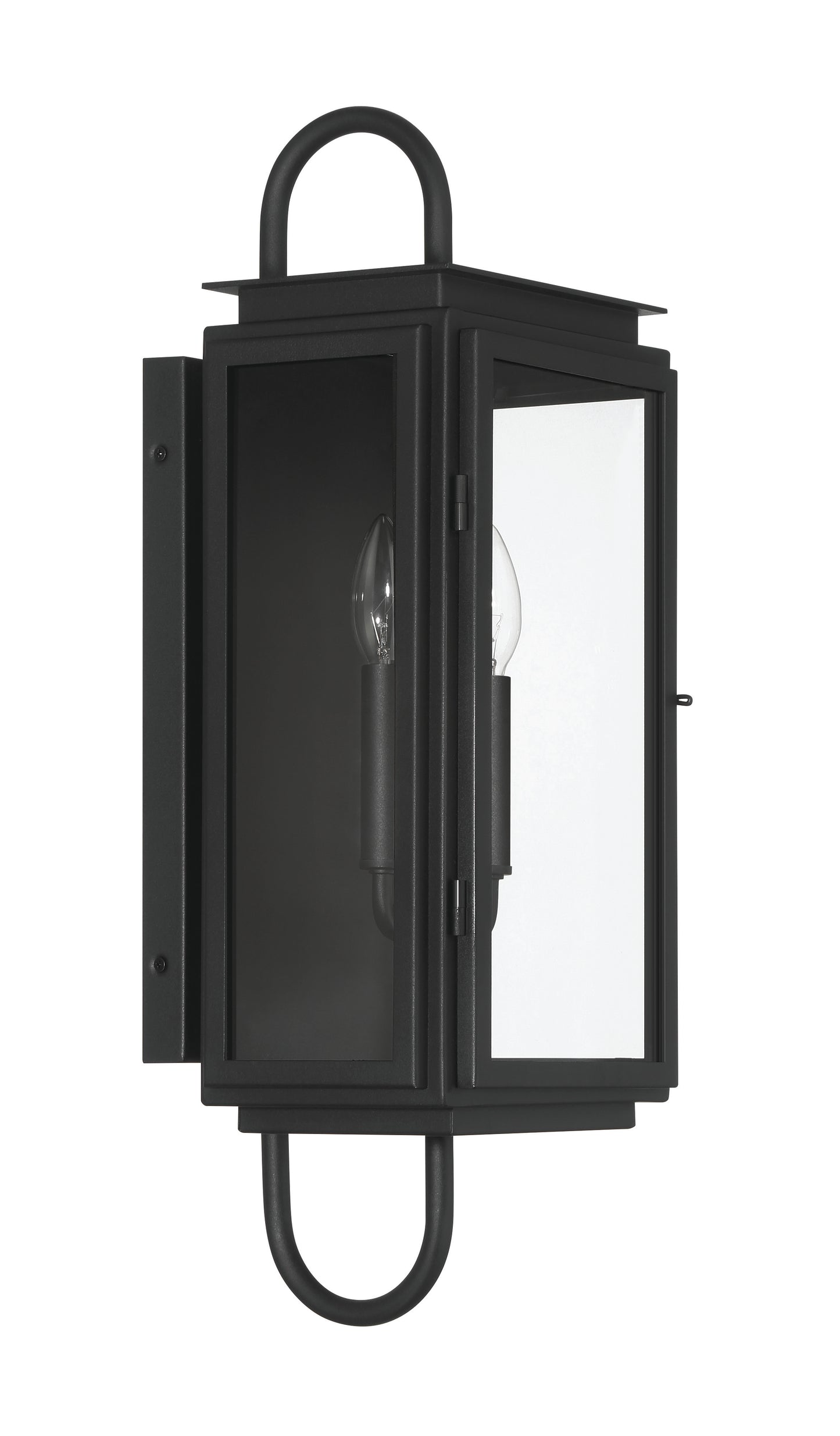 ZA7710-TB - Irving 2 Light 24" High Outdoor Wall Lantern - Textured Black