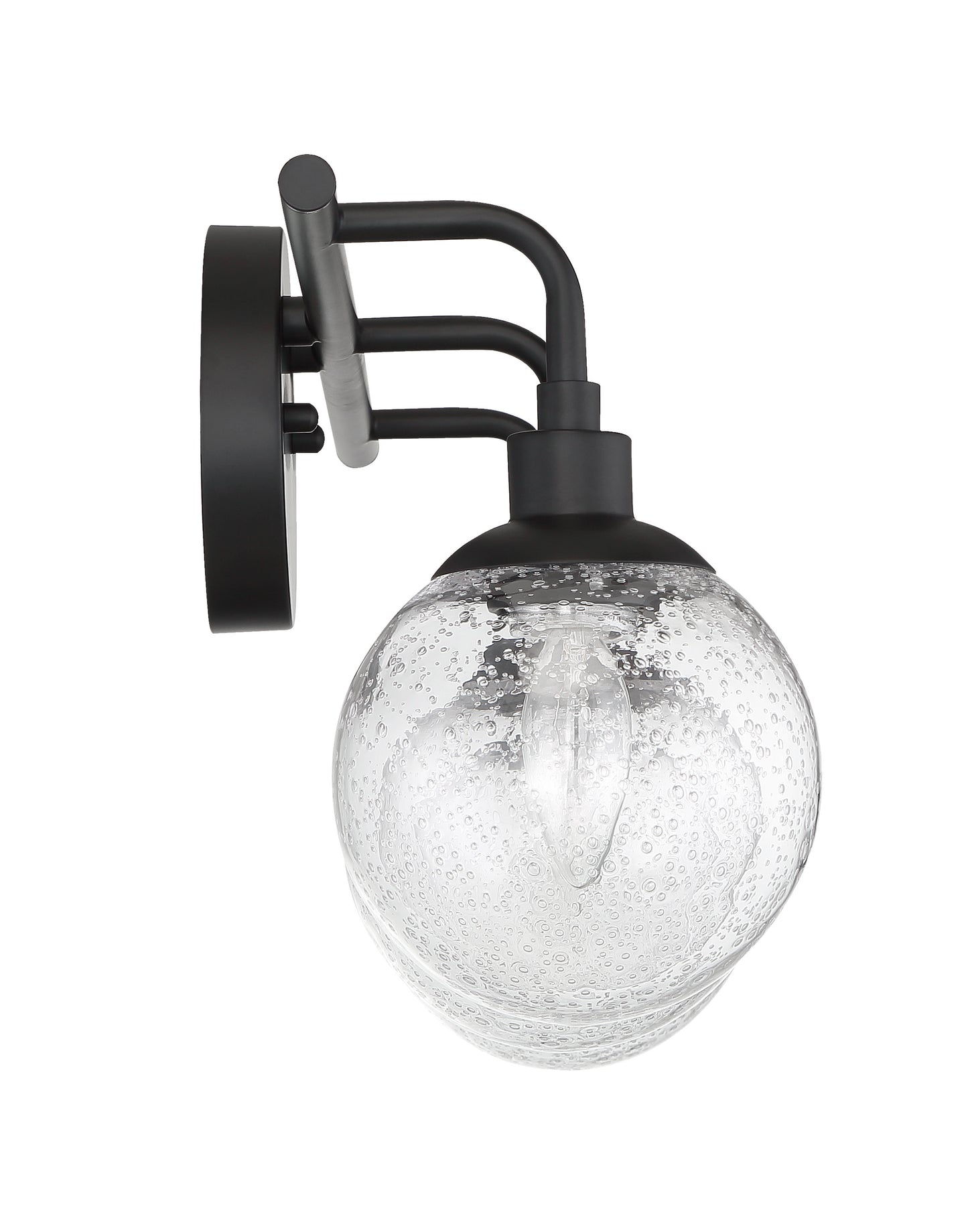 53303-FB - Que 3 Light 24" Wide Vanity Light - Flat Black