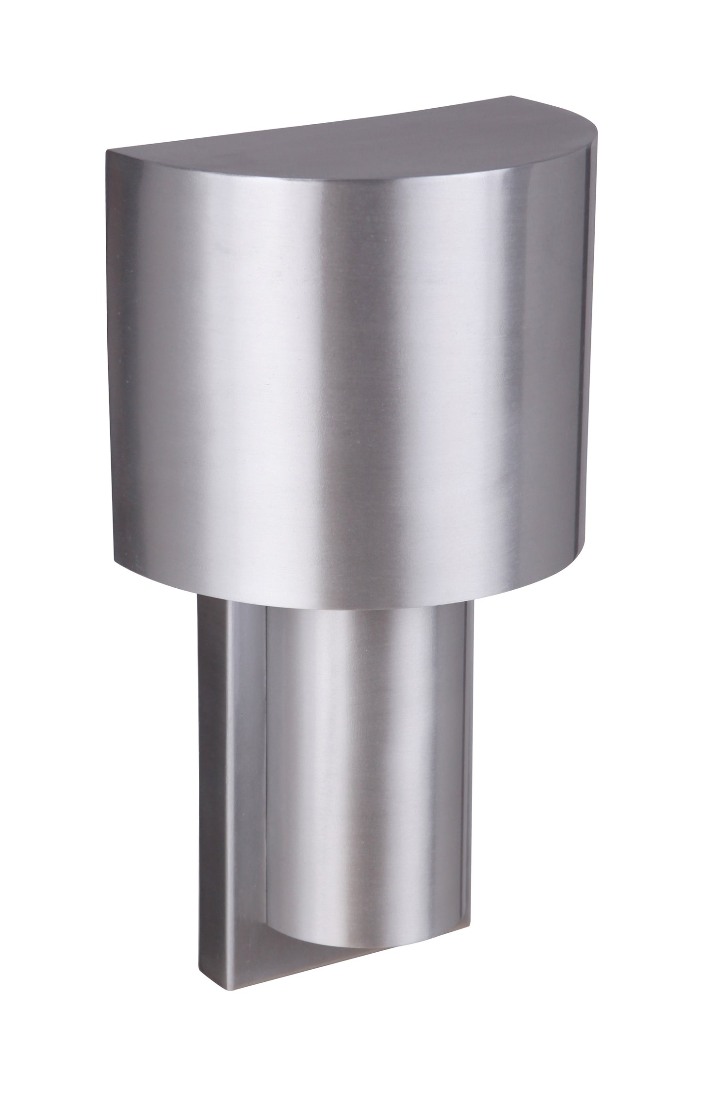 ZA5102-SA-LED - Midtown 1 Light 10.88" High Outdoor Pocket Lantern - Satin Aluminum