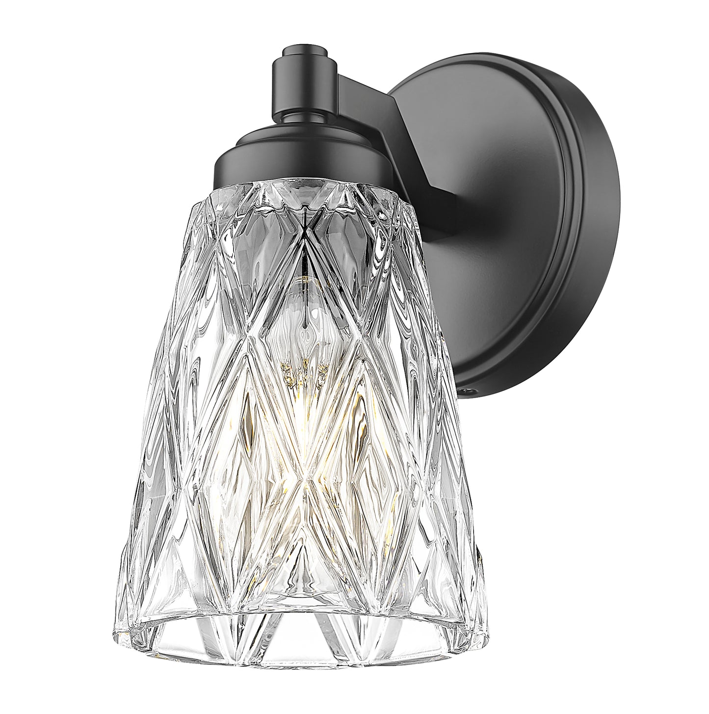 1960-1S-MB - Andree 1 Light Wall 9" Sconce - Matte Black