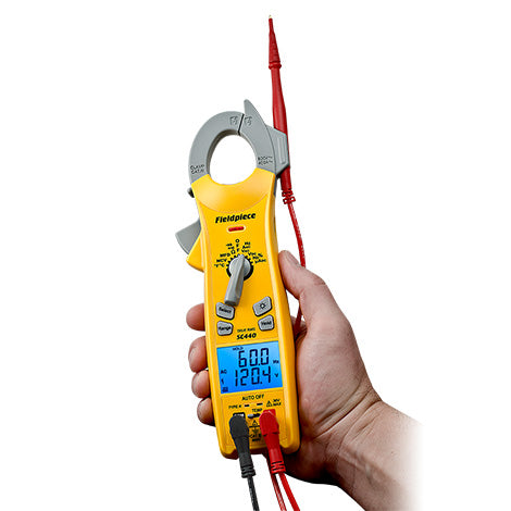 SC440 – 400A Clamp Meter Dual Display | Inrush