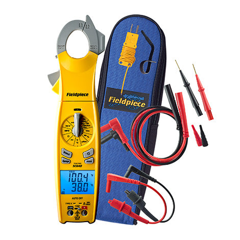 SC640 - 400A Swivel Clamp Meter Dual Display | Inrush
