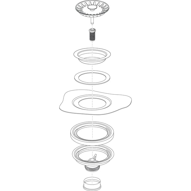 900W - Colorline Strainer Basket - White