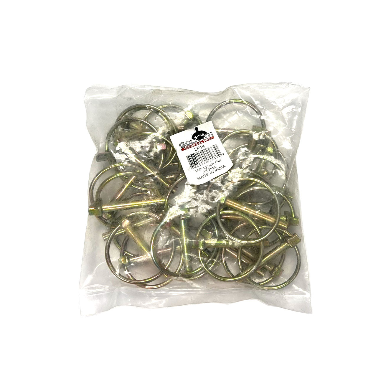 LP14 Industrial 1/4" Lynch Pins - 25 Pack